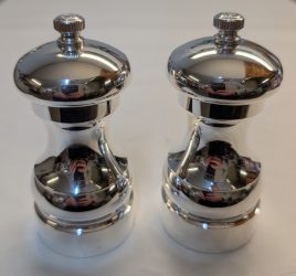 Silver Salt and Pepper Mill