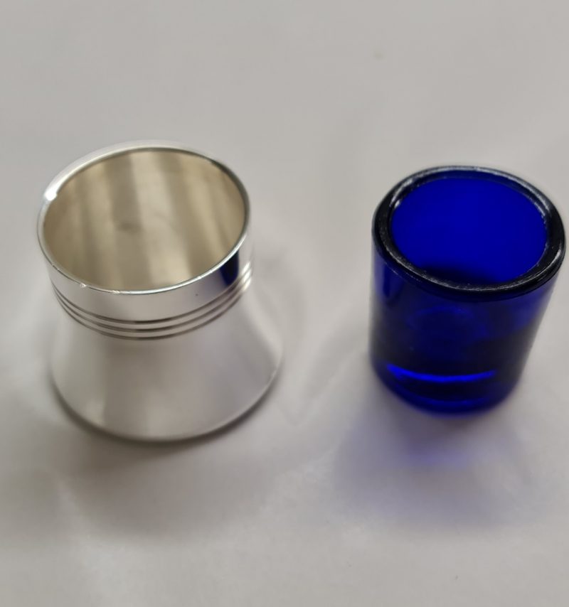 Mustard Pot with Glass Liner - Image 2