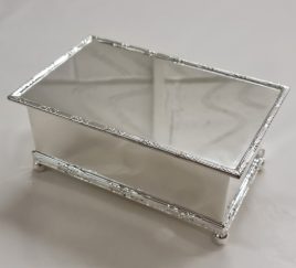 Silver Plated Oblong Box
