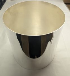 Silver Cylindrical Ice Bucket