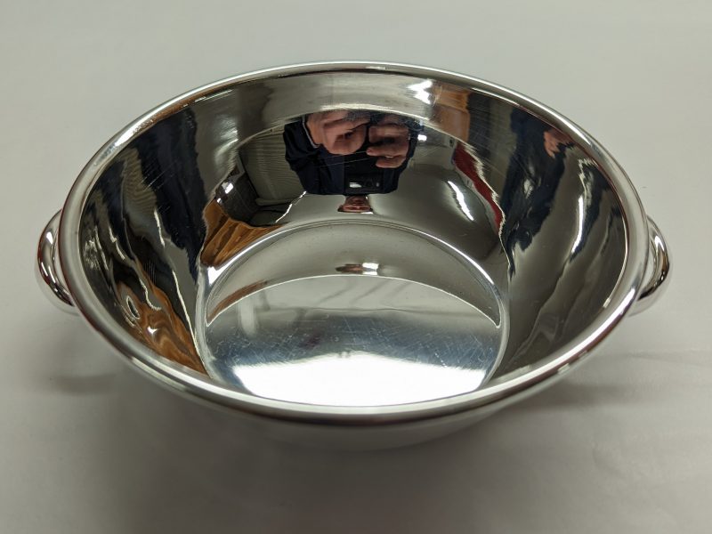 Silver Bowl 2 Handles